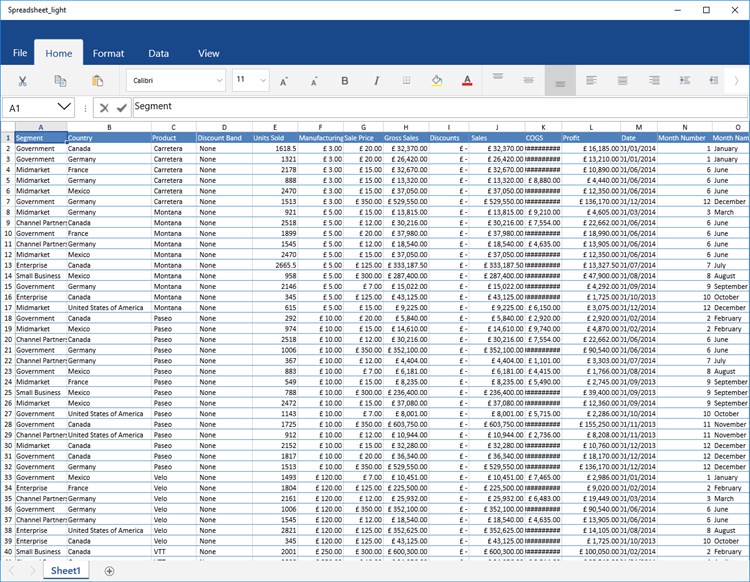 Spreadsheet light by Christian Regli (Windows Apps) — AppAgg