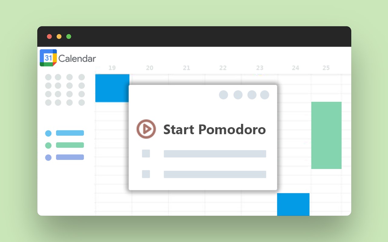Pomodoro Timer for Google Calendar