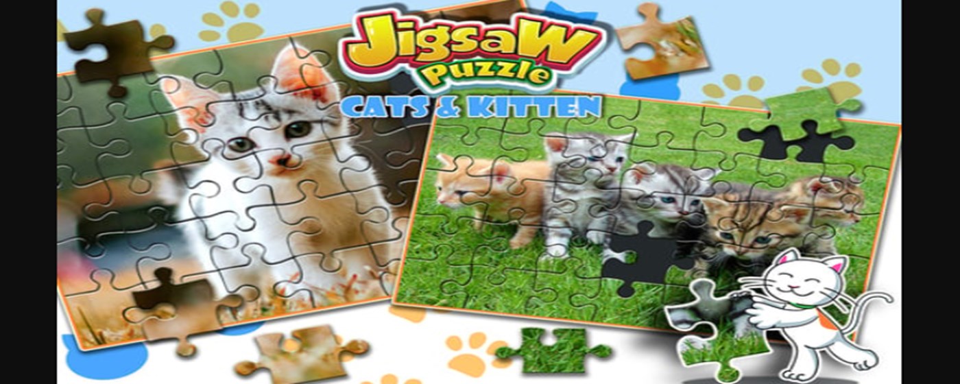 Jigsaw Puzzle Cats Kitten Game marquee promo image