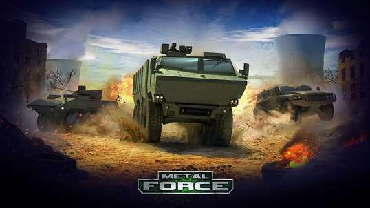 Metal Force: 3D Multiplayer Tank Shooting Game screenshot 1