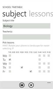 School Timetable screenshot 5