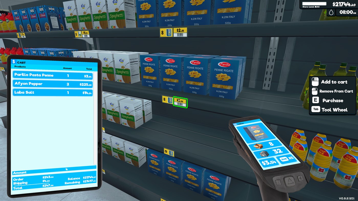 #9. Supermarket Simulator (Windows) Av: NAISU