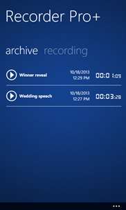 Voice Recorder Pro+ screenshot 3