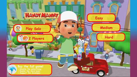 Handy Manny Memory Game screenshot 1