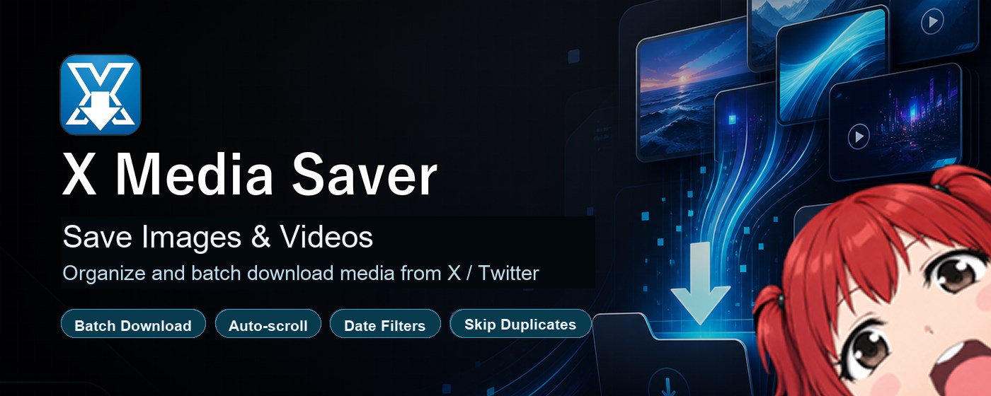 X (Twitter) Media Saver & Downloader