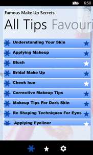 Famous MakeUp Secrets screenshot 3