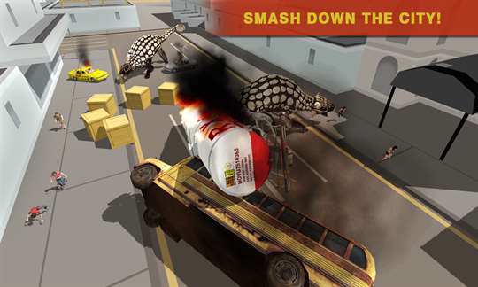 City Dinosaur Rampage: Dino Simulator 3D screenshot 4
