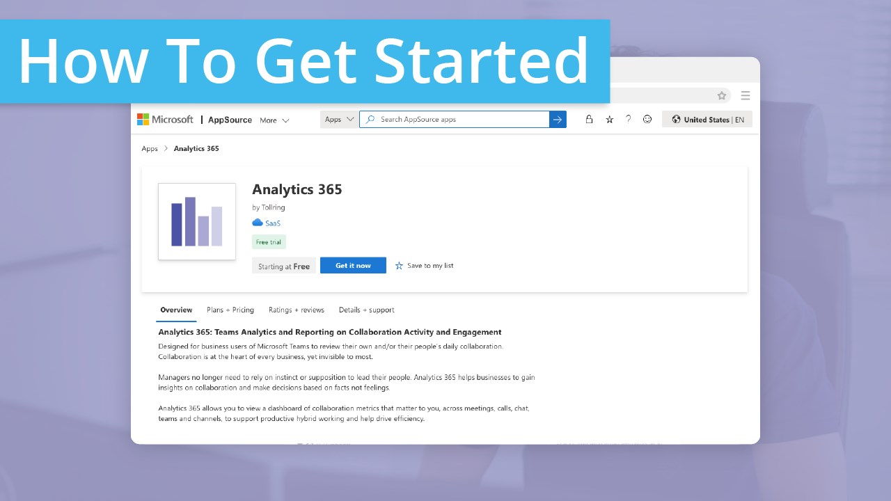Snapshot 4 of Analytics 365 Collaboration Analytics