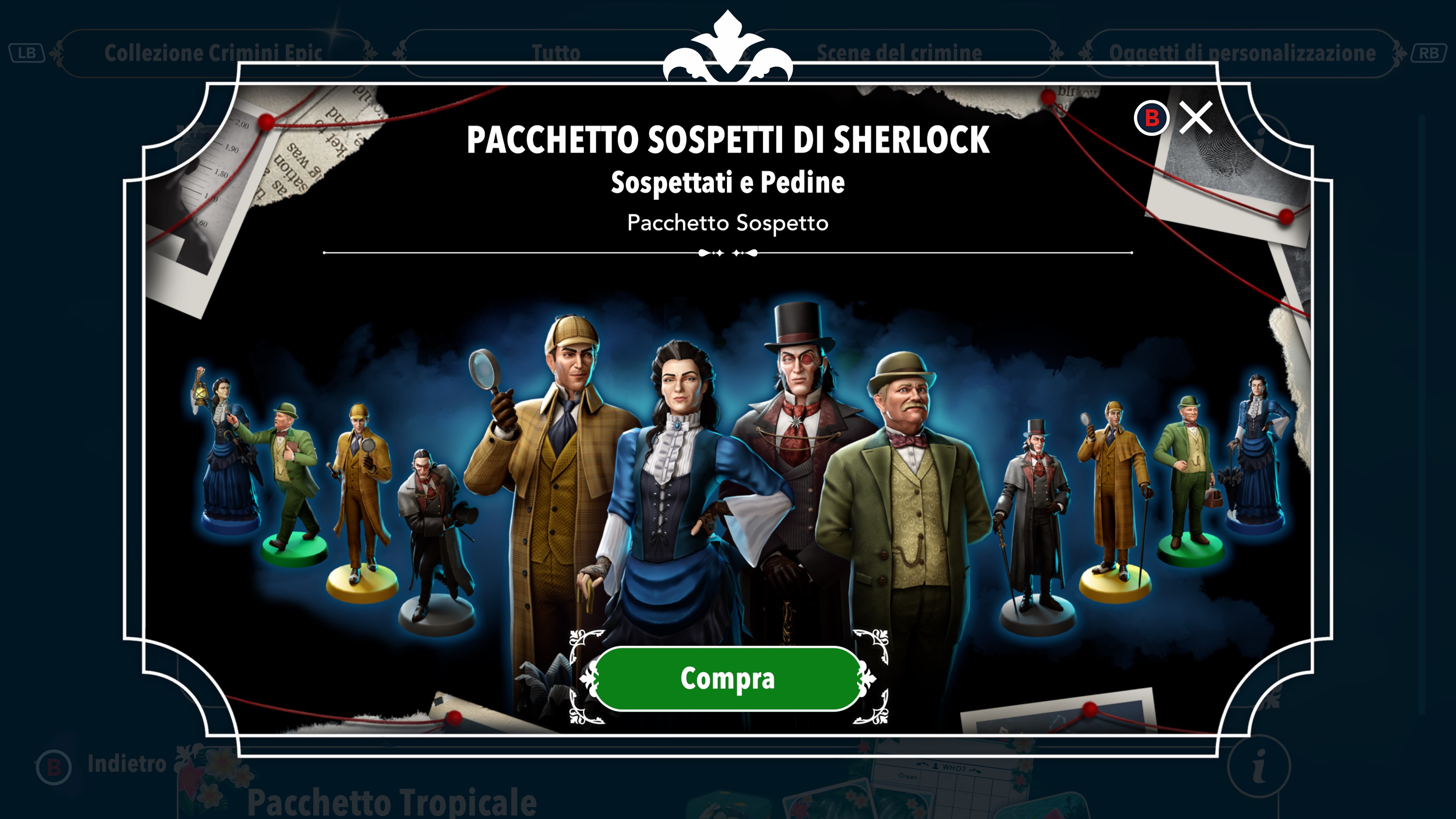 Clue: Sherlock Suspect Pack | Xbox | Chiave | Privato