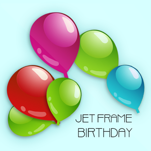 Jet Birthday Frame
