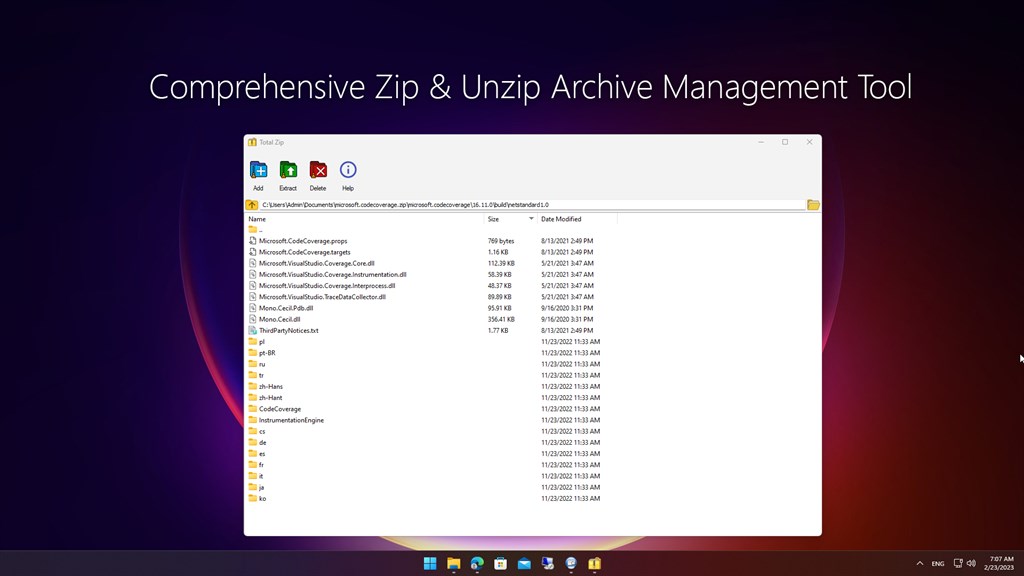 Total Zip: Rar, Zip and 7Z Extractor_2