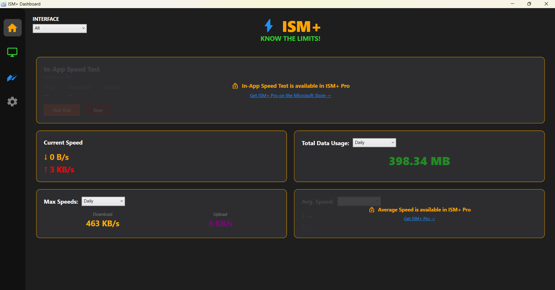ISM+ screenshot