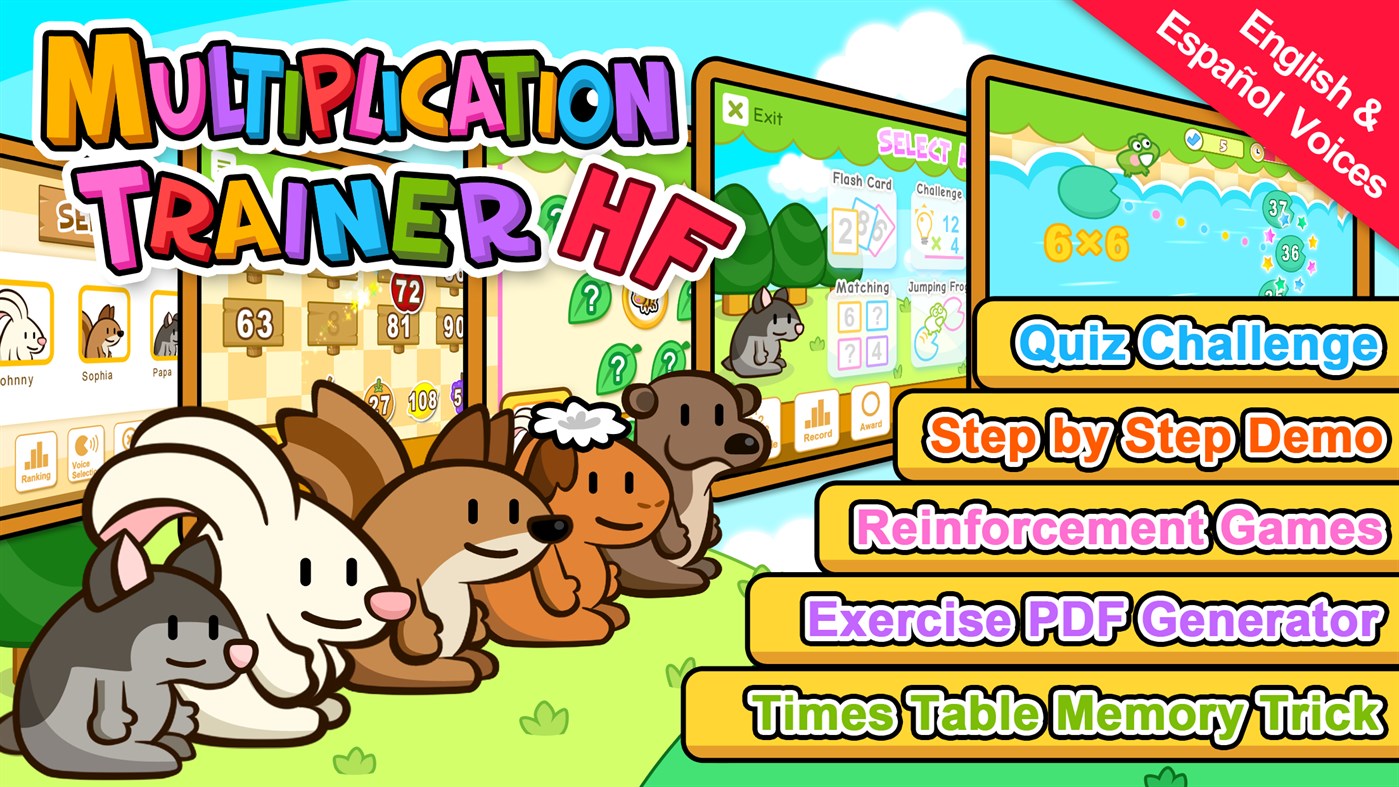 #1. HF Multiplication Trainer (Windows) 来自: Hamster Force Multimedia Ltd