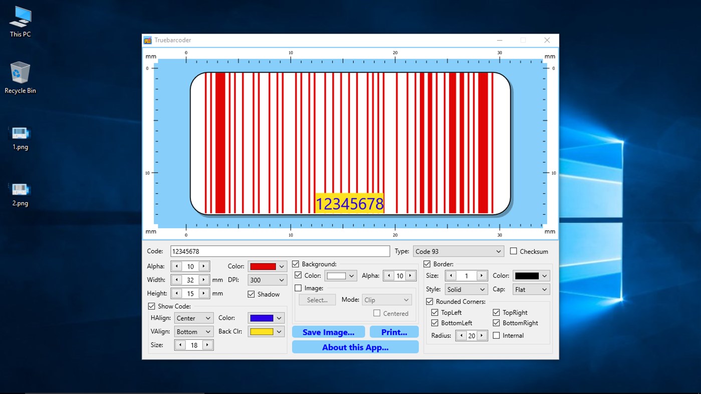 #3. BarCoderPro (Windows) 作者: Amran Apps