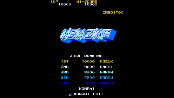 Arcade Archives 2 MEGA ZONE — 1