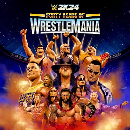 WWE 2K24 Forty Years of WrestleMania Edition for xbox