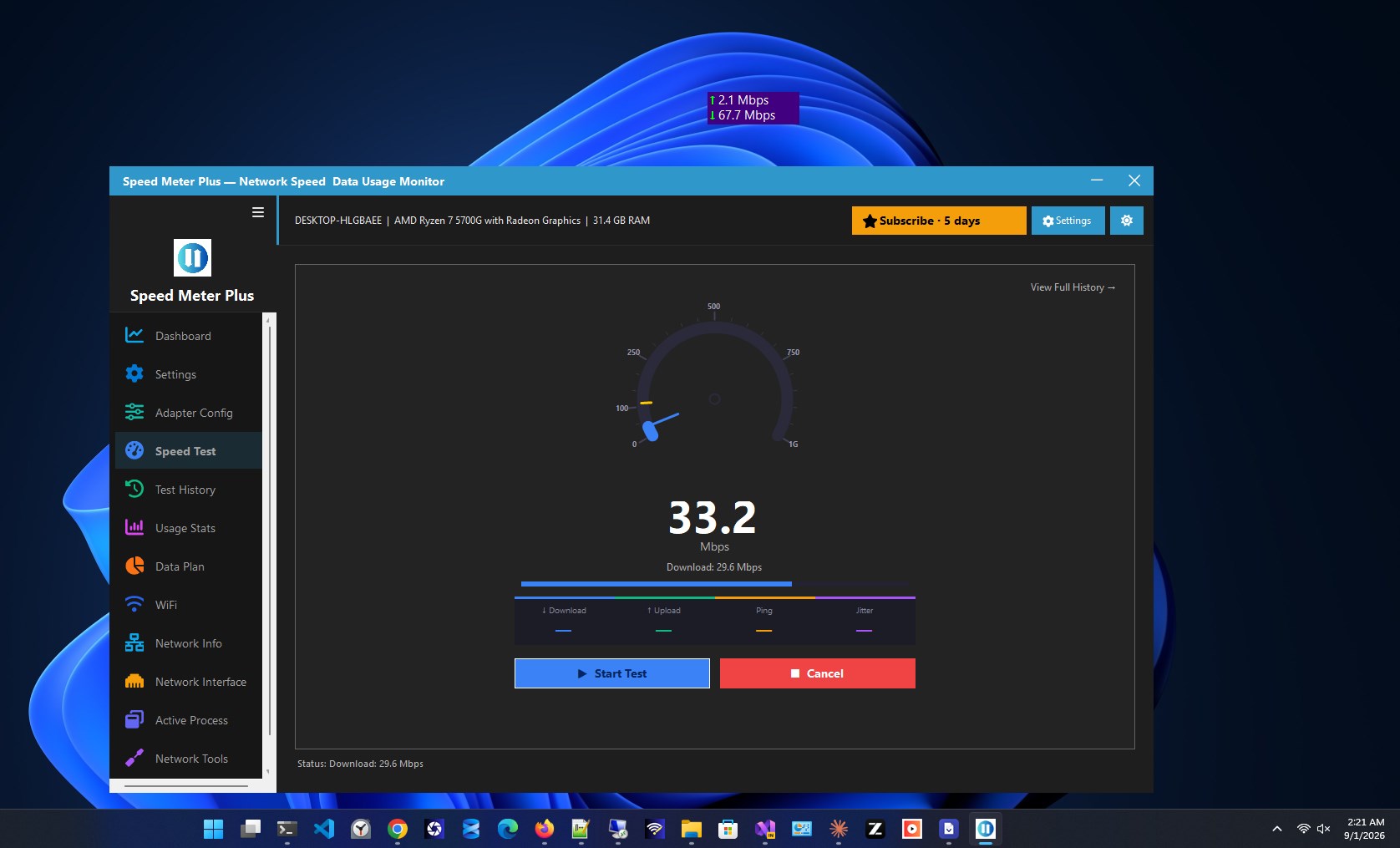 Speed Meter Plus screenshot