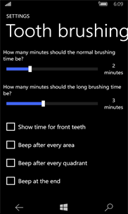 Tooth brushing timer screenshot 3