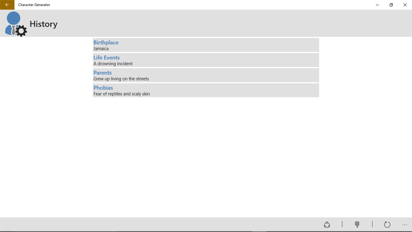 #4. Character Generator (Windows) 由: McKisic Designs LLC