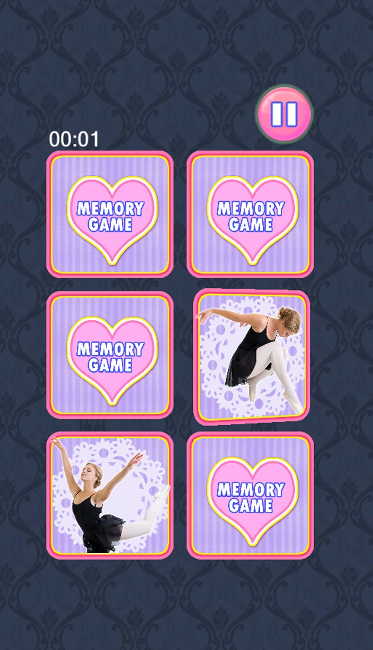 Screenshot 2 Ballerina Memory Game windows