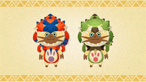 Monster Hunter Stories - 納比路服裝「王者風格」及「女王風格」