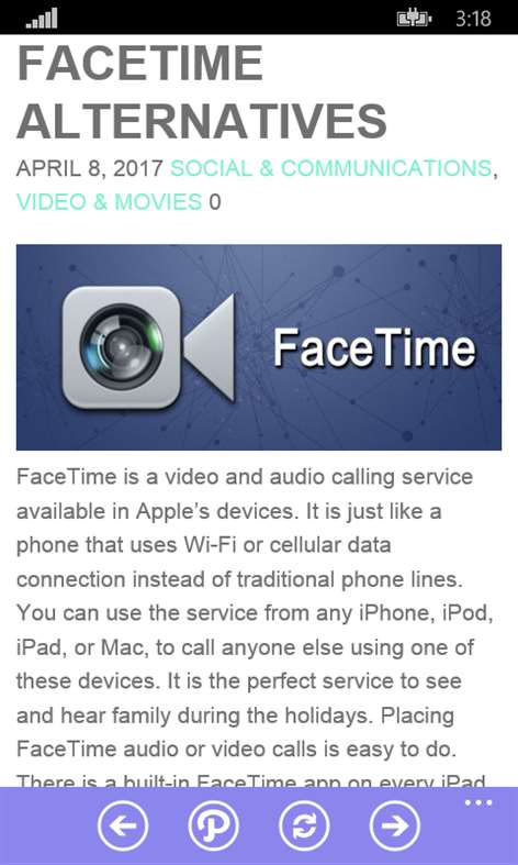 FacetimeApp Alternatives Screenshots 1