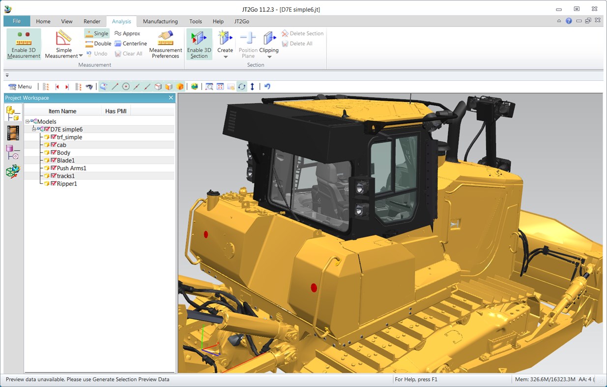#4. JT2Go Desktop (Windows) By: Siemens Digital Industries Software (PLM)
