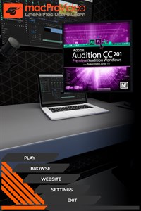 Workflows Course For Audition CC by macProVideo