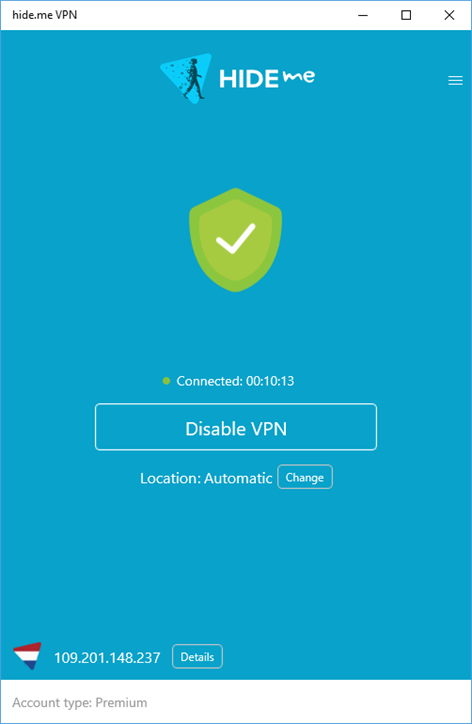 hide.me VPN Screenshots 1