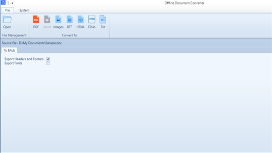 Offline Document Converter screenshot 3