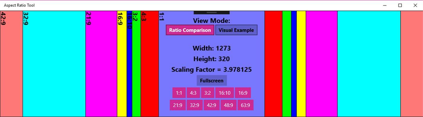 #1. Aspect Ratio Tool (Windows) 由: Vincent Vespa