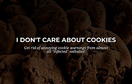 I don't care about cookies small promo image