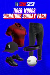 PGA TOUR 2K23 Tiger Woods Signature Sunday Pack