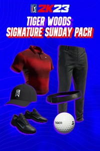 PGA TOUR 2K23 Tiger Woods Signature Sunday Pack – Verpackung