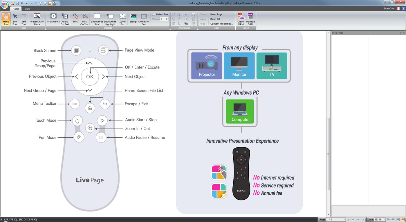 #5. LivePage Presenter Editor (Windows) De: Unidocs