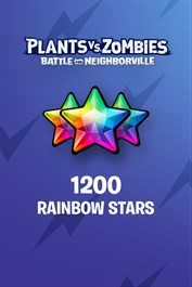 《植物大戰殭屍™：和睦小鎮保衛戰》 – 1,000 顆（+200 顆獎勵）彩虹星星