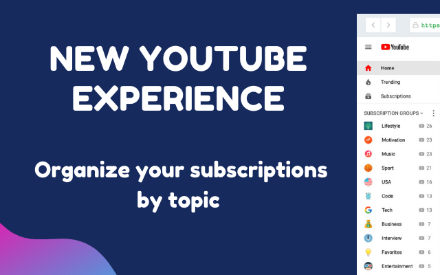 PocketTube: Youtube Subscription Manager