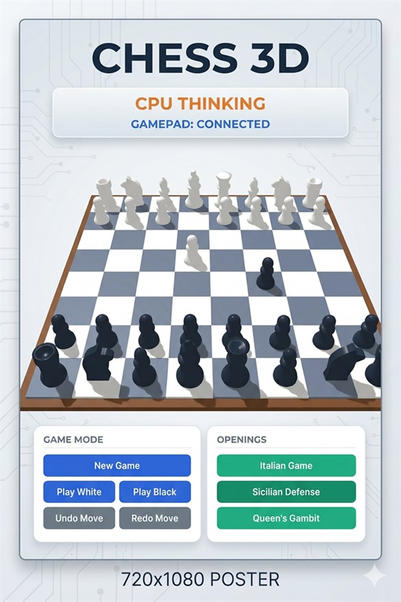 Chess Earth 3D Xbox Series X|S and Xbox One cover art
