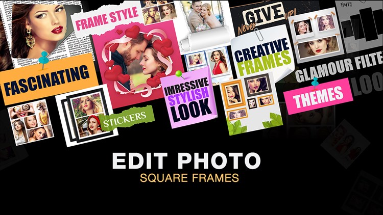 Edit Photo With Square Frames - PC - (Windows)