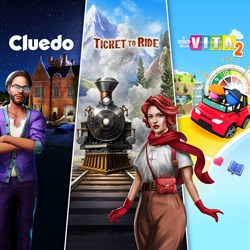 Ticket to Ride®, Cluedo e The Game of Life 2 – Pacchetto Classico di Giochi da Tavolo