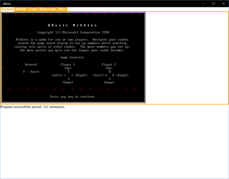 QBasic Screenshots 2