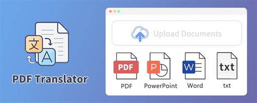 PDF Translator - Translate PDF online marquee promo image