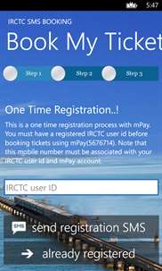 IRCTC SMS Booking screenshot 4