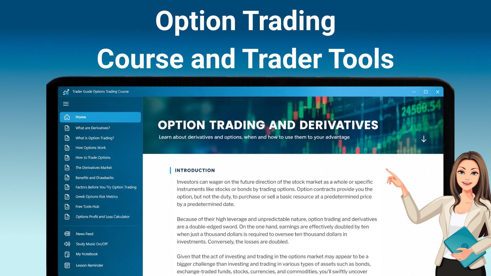 Trader Guide: Options Trading Course screenshot