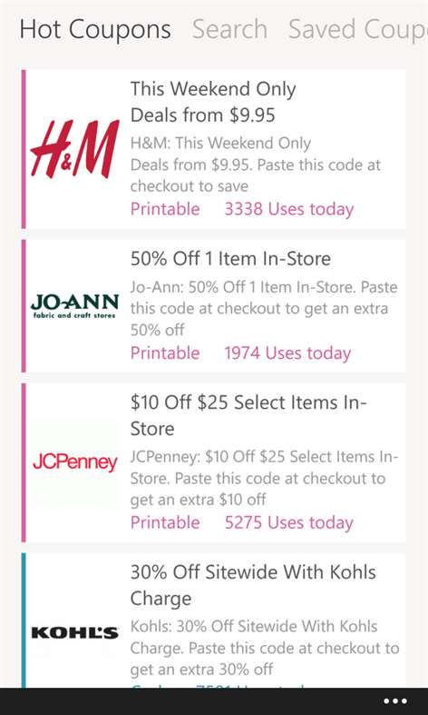 Best Coupon App Screenshots 1