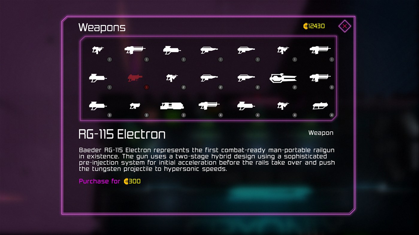 #9. Neon Chrome (Windows) 由: 10tons Ltd.