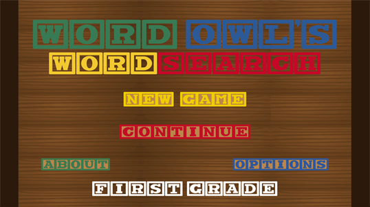 Word Owl's Word Search - First Grade (Sight Words) screenshot 1