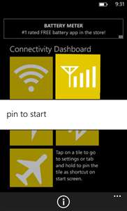 Connectivity Dashboard screenshot 2