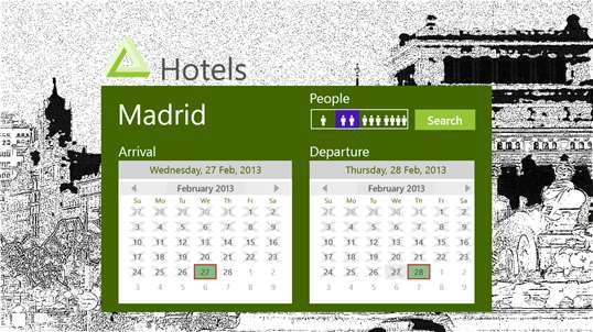 Hotels Madrid screenshot 1