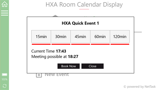 HXA Room Calendar Display screenshot 3